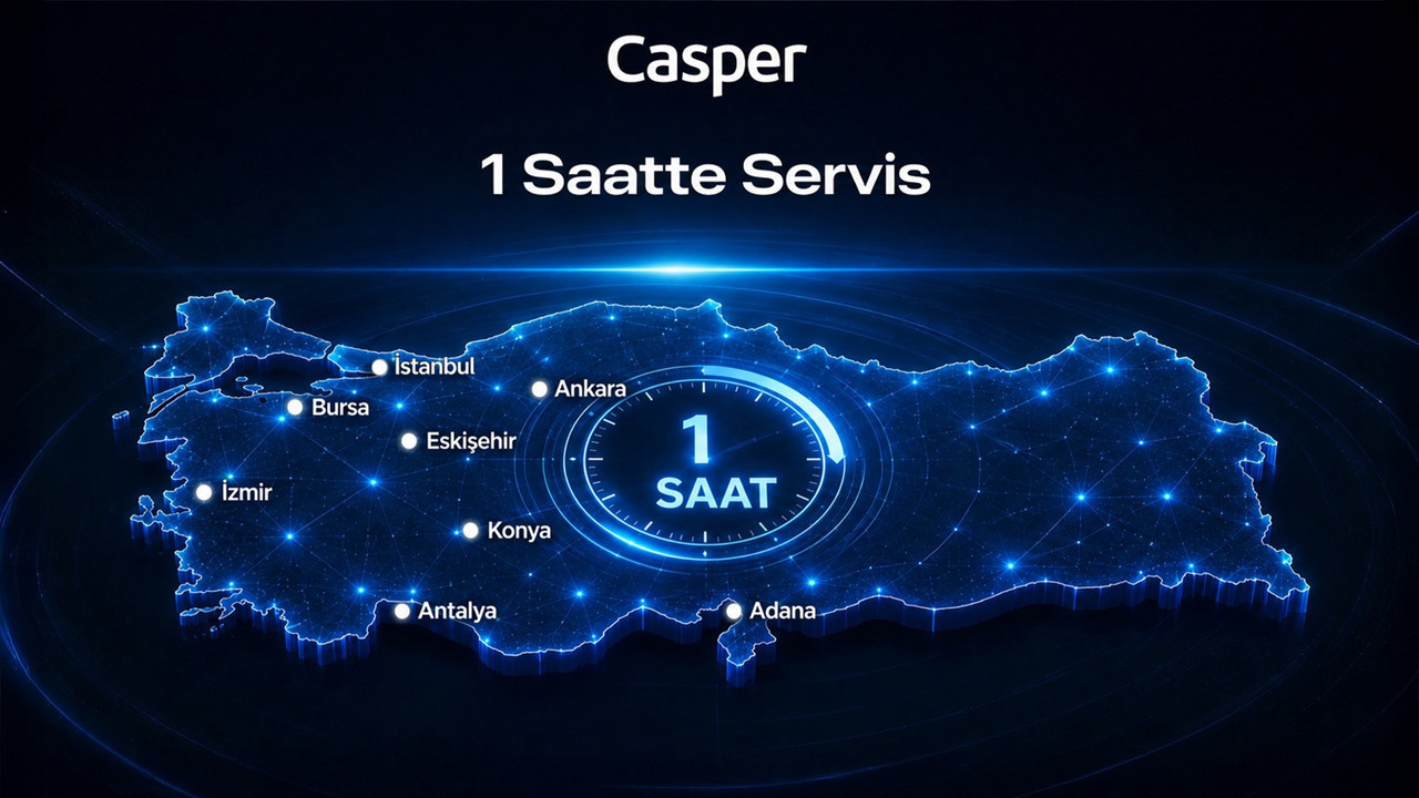 Casper 1 saatte servis verilerini paylasti yaklasik 8 bin cihaz 1 saatte onarildi NIDcjnG7